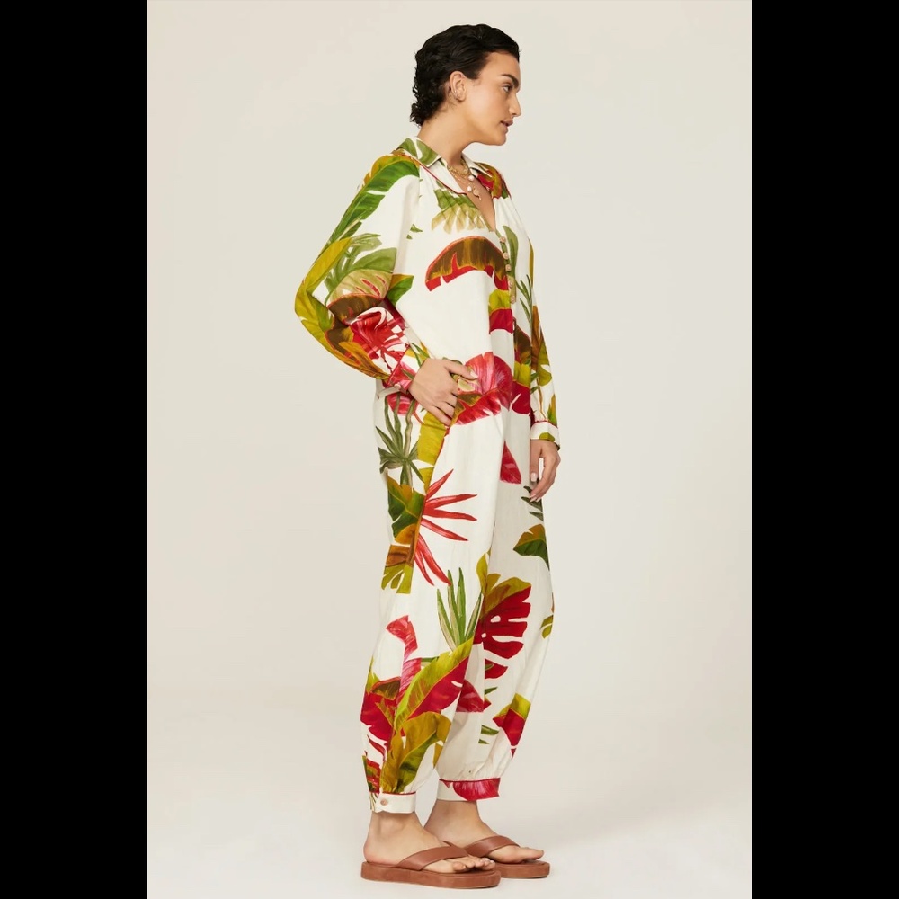 NWT |FARM Rio Spring Forest Jumpsuit | Sz XS - Picture 7 of 15